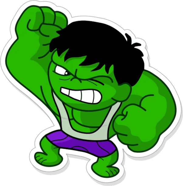 Sticker die-cut de ejemplo
